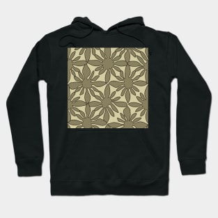 Matisse Flower Cutout Pattern - Earthy Green Hoodie